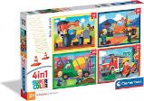 Puzzle Zaneprázdnění v práci 4v1 (12+16+20+24 dílků)