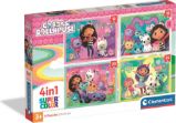 Puzzle Gábinin kouzelný domek 4v1 (12+16+20+24 dílků) Puzzle Gábinin kouzelný domek 4v1 (12+16+20+24 dílků)