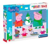 Clementoni Puzzle Maxi - Peppa Pig, 104 dílků Clementoni Puzzle Maxi - Peppa Pig, 104 dílků