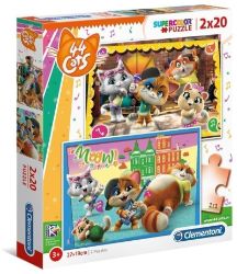 Clementoni Puzzle - 44 Cats 2 x 20 dílků - Puzzle Clementoni Puzzle - 44 Cats 2 x 20 dílků