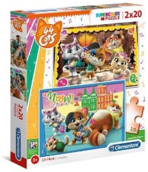 Clementoni Puzzle - 44 Cats 2 x 20 dílků - Puzzle Clementoni Puzzle - 44 Cats 2 x 20 dílků