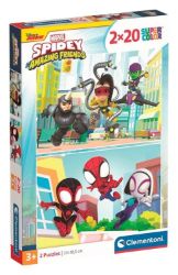 Puzzle Supercolor Spidey a jeho úžasní přátelé 2x20 dílků Puzzle Supercolor Spidey a jeho úžasní přátelé 2x20 dílků