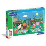 Puzzle Prasátko Peppa Maxi 24 dílků - Dětské puzzle Puzzle Prasátko Peppa Maxi 24 dílků