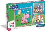 Puzzle Prasátko Peppa 3x48 dílků Puzzle Prasátko Peppa 3x48 dílků