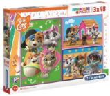 Clementoni Puzzle - 44 Cats 3 x 48 dílků Clementoni Puzzle - 44 Cats 3 x 48 dílků