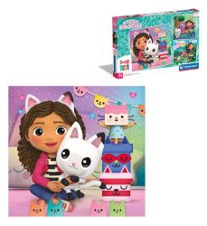 Puzzle Gábinin kouzelný domek 3X48 dílků - Puzzle Puzzle 3x48 Gábin domeček