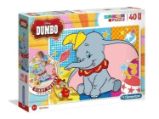 Clementoni Puzzle Supercolor Dumbo Floor / 40 dílků Clementoni Puzzle Supercolor Dumbo Floor / 40 dílků