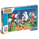 Clementoni Puzzle 104 maxi Sonic