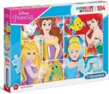 Puzzle Supercolor 104,Princezny