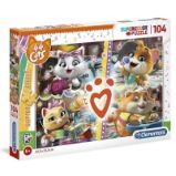 Clementoni Puzzle - 44 Cats 104 dílků Clementoni Puzzle - 44 Cats 104 dílků