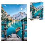 Puzzle Jezero Braies 500 dílků Puzzle Jezero Braies 500 dílků