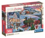 Puzzle Vánoční vlak 500 dílků