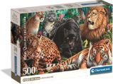 Puzzle Divoké kočky 500 dílků Puzzle Divoké kočky 500 dílků