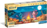 Panoramatické puzzle Lilo & Stitch: Noční táborák 1000 dílků - Puzzle Panoramatické puzzle Lilo & Stitch Noční táborák 1000 dílků