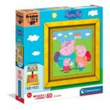 Clementoni Puzzle Frame me up - Prasátko Peppa 60 dílků - Puzzle Clementoni Puzzle Frame me up - Prasátko Peppa 60 dílků