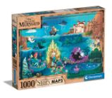 Puzzle 1000 dílků Disney Mapa - Malá mořská víla Puzzle 1000 dílků Disney Mapa - Malá mořská víla