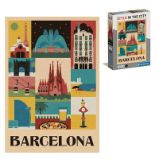 Puzzle Style in the City: Barcelona 1000 dílků - Puzzle Puzzle Style in the City: Barcelona 1000 dílků