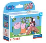 Obrázkové kostky Peppa Pig 6 ks Obrázkové kostky Peppa Pig 6 ks