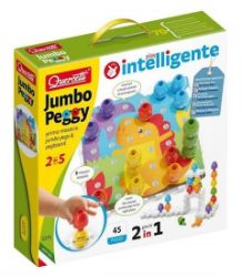 Jumbo Peggy jumbo pegs & pegboard - mozaika s velkými kolíčky Jumbo Peggy jumbo pegs & pegboard - mozaika s velkými kolíčky