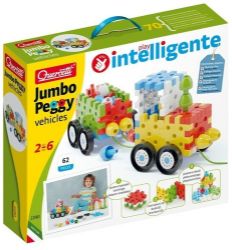 Jumbo Peggy Vehicles - stavebnice pro nejmenší - Stavebnice Jumbo Peggy Vehicles - stavebnice pro nejmenší