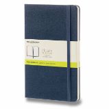 Zápisník Moleskine - tvrdé desky, L, čistý - modrý