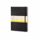 Moleskine Zápisník černý XL, čtverečkovaný, tvrdý