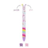 Dvoubarevná Propiska Two-Colour Ballpoint Pen - Click&Clack - Unicorn - Bombičková pera Dvoubarevná Propiska Two-Colour Ballpoint Pen - Click&Clack - Unicorn
