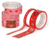 Set 5 lepících papírových pásek Legami - Medvídek - Lepidla a lepicí pásky Lepících papírové pásky 5ks Tape By Tape - Teddy Bear