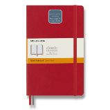 Zápisník Moleskine Expanded - měkké desky, L, linkovaný - červený Zápisník Moleskine Expanded - měkké desky, L, linkovaný - červený
