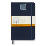 Zápisník Moleskine Expanded - tvrdé desky, L, linkovaný - modrý - Bloky, zápisníky Moleskine Zápisník Expanded modrý L, linkovaný, tvrdý