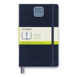 Zápisník Moleskine Expanded - tvrdé desky, L, čistý - modrý