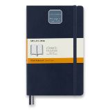 Moleskine Zápisník Expanded modrý L, linkovaný, měkký