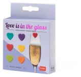 Značítka na skleničky Legami 6ks - Love Is In The Glass - Párty sortiment Značítka na skleničky Legami 6ks - Love Is In The Glass