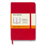 Zápisník Moleskine - měkké desky, S, linkovaný - červený Zápisník Moleskine - měkké desky, S, linkovaný - červený