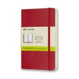 Zápisník Moleskine - měkké desky, S, čistý - červený Zápisník Moleskine - měkké desky, S, čistý - červený