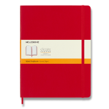 Moleskine: Zápisník měkký linkovaný červený XL