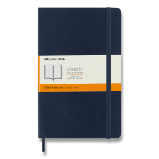 Zápisník Moleskine - měkké desky, L, linkovaný - modrý Zápisník Moleskine - měkké desky, L, linkovaný - modrý