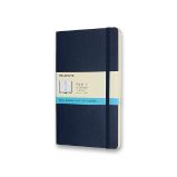 Zápisník Moleskine - měkké desky, L, tečkovaný - modrý