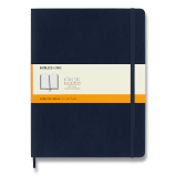 Zápisník Moleskine - měkké desky, XL, linkovaný - modrý Zápisník Moleskine - měkké desky, XL, linkovaný - modrý