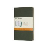 Sešity Moleskine Cahier, S, linkované, 3 ks - tm. zelené Sešity Moleskine Cahier, S, linkované, 3 ks - tm. zelené