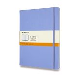 Moleskine: Zápisník tvrdý linkovaný sv. modrý XL