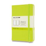 Zápisník Moleskine - tvrdé desky, S, čistý - limetka Zápisník Moleskine - tvrdé desky, S, čistý - limetka