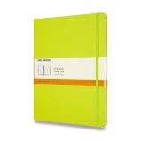 Zápisník Moleskine - tvrdé desky, XL, linkovaný - limetka Zápisník Moleskine - tvrdé desky, XL, linkovaný - limetka
