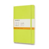 Zápisník Moleskine - měkké desky, L, linkovaný - limetka Zápisník Moleskine - měkké desky, L, linkovaný - limetka