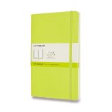 Zápisník Moleskine - měkké desky, L, čistý - limetka