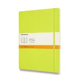 Zápisník Moleskine - měkké desky, XL, linkovaný - limetka Zápisník Moleskine - měkké desky, XL, linkovaný - limetka