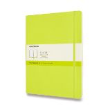 Zápisník Moleskine - měkké desky, XL, čistý - limetka Zápisník Moleskine - měkké desky, XL, čistý - limetka