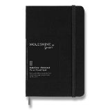 Zápisník Moleskine Smart 2022 - S, linkovaný, tvrdé desky