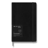 Smart zápisník Moleskine měkký čistý černý L