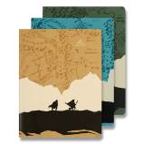 Sešity Moleskine Lord of the Rings - XL, linkovaný, 3 ks Sešity Moleskine Lord of the Rings - XL, linkovaný, 3 ks